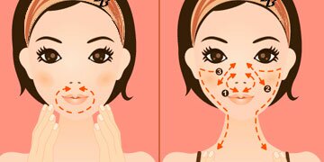 Асахи-подъем губ и разглаживание носогубных складок