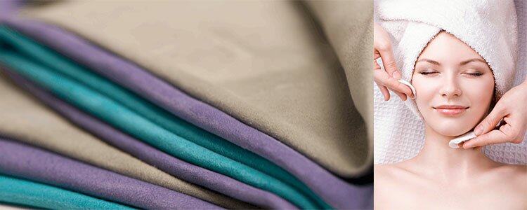 Массаж лица замшей