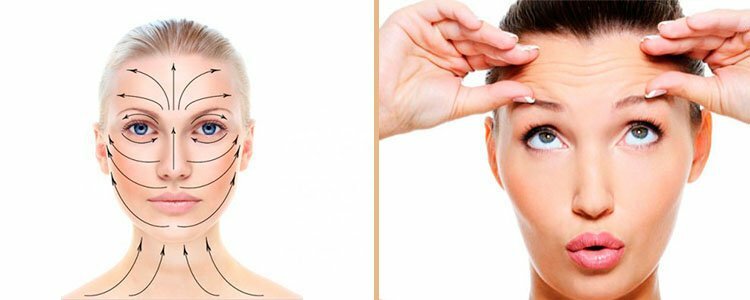 Массажные линии, самомассаж